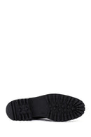 Women's Black Zippered Leather Boots | Derimod Women's Black Zippered Leather Boots | Derimod