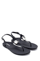 Women's Stone Detailed Sandals | Derimod Women's Stone Detailed Sandals | Derimod