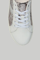 Beyaz-Vizon Kadın Sneaker | Derimod Beyaz-Vizon Kadın Sneaker | Derimod