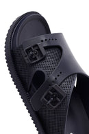 Men's Navy Blue Slippers | Derimod Men's Navy Blue Slippers | Derimod