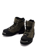 Harley Davidson Men's Khaki Leather Clemente Boots | Derimod Harley Davidson Men's Khaki Leather Clemente Boots | Derimod