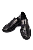 Men's Black Leather Casual Loafer | Derimod Men's Black Leather Casual Loafer | Derimod