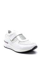 Women's White Leather Comfort Shoes | Derimod Women's White Leather Comfort Shoes | Derimod
