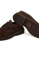 Men's Brown Lace-Up Suede Leather Casual Shoes | Derimod Men's Brown Lace-Up Suede Leather Casual Shoes | Derimod