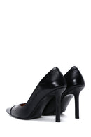 Women's Black Leather Stiletto | Derimod Women's Black Leather Stiletto | Derimod