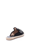 Women's Stoned Espadrille Slippers | Derimod Women's Stoned Espadrille Slippers | Derimod