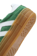 Kadın Yeşil Bağcıklı Süet Deri Sneaker | Derimod Kadın Yeşil Bağcıklı Süet Deri Sneaker | Derimod