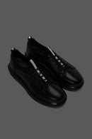 Erkek Siyah Deri Sneaker | Derimod Erkek Siyah Deri Sneaker | Derimod