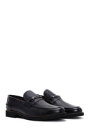 Erkek Siyah Deri Casual Loafer | Derimod Erkek Siyah Deri Casual Loafer | Derimod