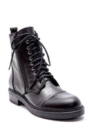 Women's Leather Zipper Detailed Boots | Derimod Women's Leather Zipper Detailed Boots | Derimod