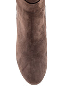Women's Heeled Suede Leather Boots | Derimod Women's Heeled Suede Leather Boots | Derimod