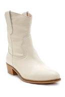 Women's Leather Cowboy Boots | Derimod Women's Leather Cowboy Boots | Derimod