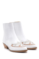 Women's Leather Cowboy Boots | Derimod Women's Leather Cowboy Boots | Derimod