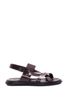 Men's Brown Leather Sandals | Derimod Men's Brown Leather Sandals | Derimod