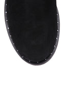Zippered Women's Suede Boots | Derimod Zippered Women's Suede Boots | Derimod