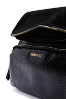 Women's Black Long Strap Crossbody Bag | Derimod Women's Black Long Strap Crossbody Bag | Derimod