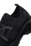 Women's Black Fabric Sneaker | Derimod Women's Black Fabric Sneaker | Derimod