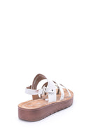 Women's Crocodile Detailed Sandals | Derimod Women's Crocodile Detailed Sandals | Derimod