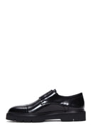 Men's Black Double Buckle Leather Casual Shoes | Derimod Men's Black Double Buckle Leather Casual Shoes | Derimod