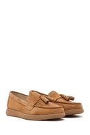 Kadın Taba Süet Deri Comfort Loafer | Derimod Kadın Taba Süet Deri Comfort Loafer | Derimod