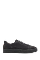 Erkek Gri Bağcıklı Süet Deri Sneaker | Derimod Erkek Gri Bağcıklı Süet Deri Sneaker | Derimod