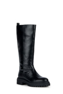 Geox Women's Black Iridea Leather Boots | Derimod Geox Women's Black Iridea Leather Boots | Derimod