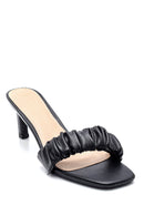 Women's Casual Heeled Slippers | Derimod Women's Casual Heeled Slippers | Derimod