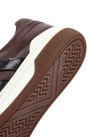 Erkek Kahverengi Bağcıklı Deri Sneaker | Derimod Erkek Kahverengi Bağcıklı Deri Sneaker | Derimod
