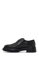 Men's Black Lace-Up Thick-Soled Leather Casual Shoe | Derimod Men's Black Lace-Up Thick-Soled Leather Casual Shoe | Derimod