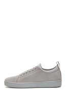 Erkek Gri Süet Deri Sneaker | Derimod Erkek Gri Süet Deri Sneaker | Derimod