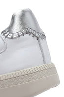 Kadın Beyaz Bağcıklı Deri Sneaker | Derimod Kadın Beyaz Bağcıklı Deri Sneaker | Derimod