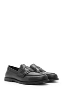 Kadın Siyah Klasik Deri Loafer | Derimod Kadın Siyah Klasik Deri Loafer | Derimod