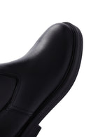Women's Black Leather Zippered Boots | Derimod Women's Black Leather Zippered Boots | Derimod