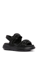 Women's Black Thick Soled Sandals | Derimod Women's Black Thick Soled Sandals | Derimod