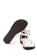 Kadın Bilekten Bağlamalı Deri Sandalet | Derimod Kadın Bilekten Bağlamalı Deri Sandalet | Derimod