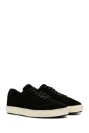 Erkek Siyah Süet Deri Sneaker | Derimod Erkek Siyah Süet Deri Sneaker | Derimod