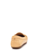 Kadın Bej Deri Loafer | Derimod Kadın Bej Deri Loafer | Derimod