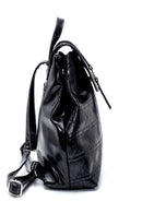 Women's Patent Leather Backpack | Derimod Women's Patent Leather Backpack | Derimod