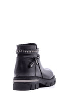 Women's Studded Detailed Leather Boots | Derimod Women's Studded Detailed Leather Boots | Derimod