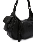 Women's Black Long Strap Shoulder Bag | Derimod Women's Black Long Strap Shoulder Bag | Derimod