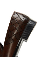 Erkek Deri Örgü Detaylı Klasik Loafer | Derimod Erkek Deri Örgü Detaylı Klasik Loafer | Derimod