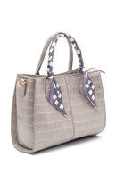 Women's Crocodile Patterned Shoulder Bag | Derimod Women's Crocodile Patterned Shoulder Bag | Derimod