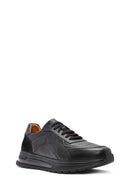 Men's Black Lace-up Leather Sneaker | Derimod Men's Black Lace-up Leather Sneaker | Derimod