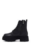 Women's Black Zippered Casual Boots | Derimod Women's Black Zippered Casual Boots | Derimod