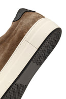 Kadın Bej Bağcıklı Süet Deri Sneaker | Derimod Kadın Bej Bağcıklı Süet Deri Sneaker | Derimod