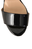 Patent Leather Women's Heeled Sandals | Derimod Patent Leather Women's Heeled Sandals | Derimod