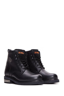 Harley Davidson Men's Black Leather Gibson Boots | Derimod Harley Davidson Men's Black Leather Gibson Boots | Derimod