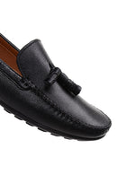 Erkek Siyah Deri Casual Loafer | Derimod Erkek Siyah Deri Casual Loafer | Derimod