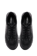 Kadın Siyah Bağcıklı Sneaker | Derimod Kadın Siyah Bağcıklı Sneaker | Derimod