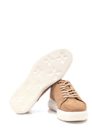 Men's Leather Nubuck Sneaker | Derimod Men's Leather Nubuck Sneaker | Derimod